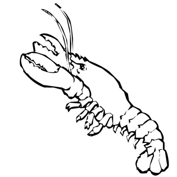 Lobster Coloring Page For Kid