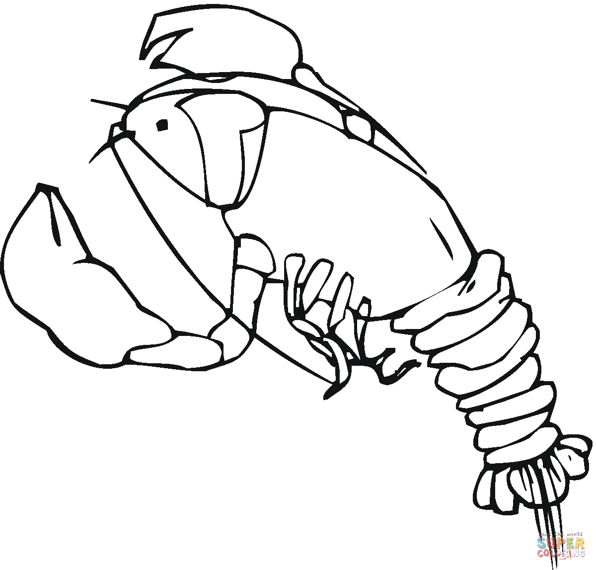 Printable Lobster Coloring Pages To Print