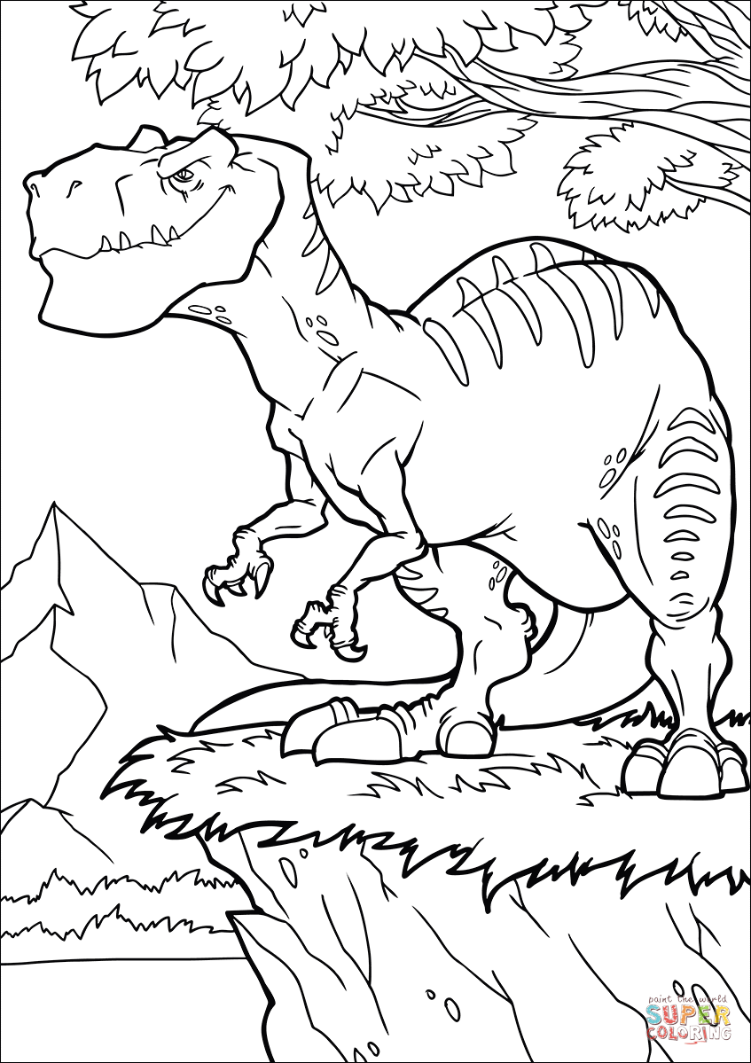 Allosaurus Coloring page for child