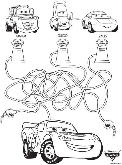 Simply Cars Printable Coloring Pages