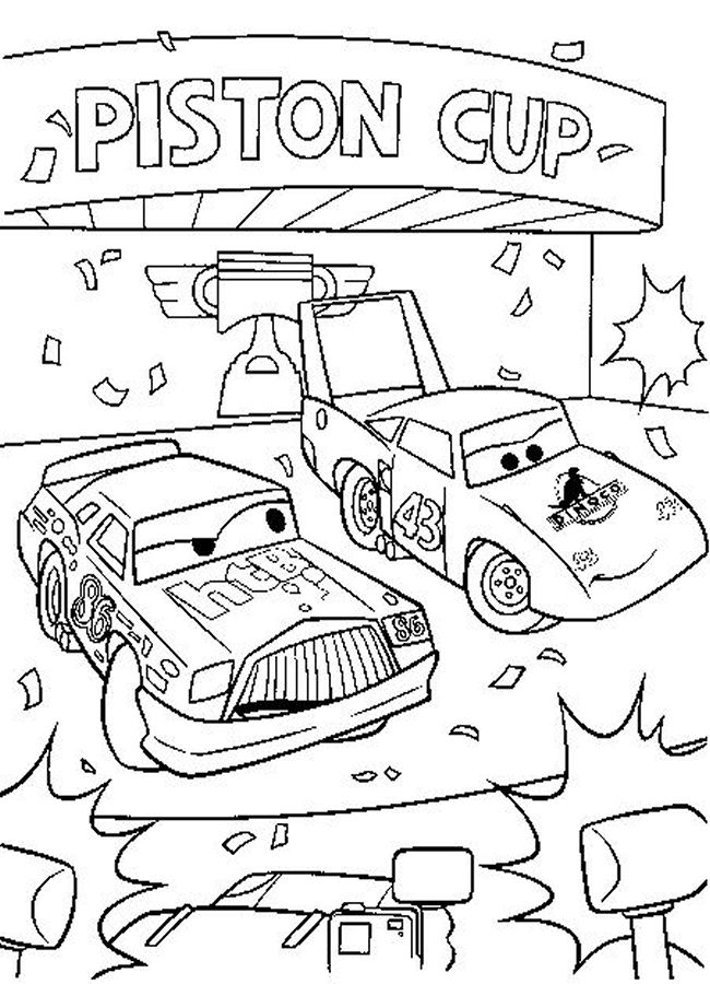 New Disney Cars Coloring Pages