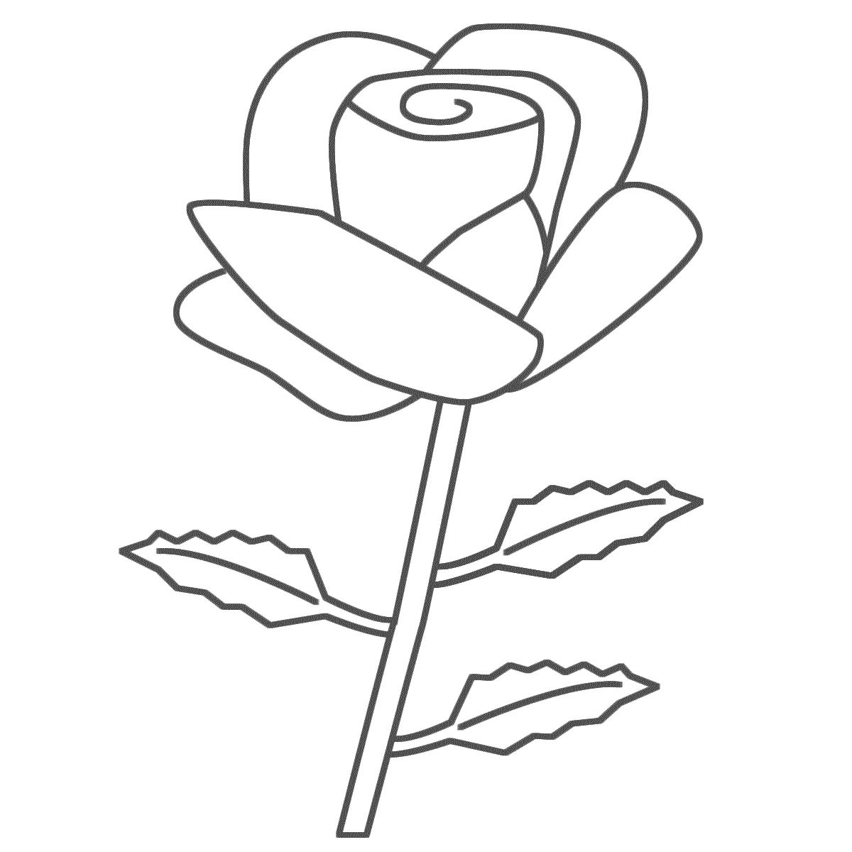 New Rose Coloring Pages To Print
