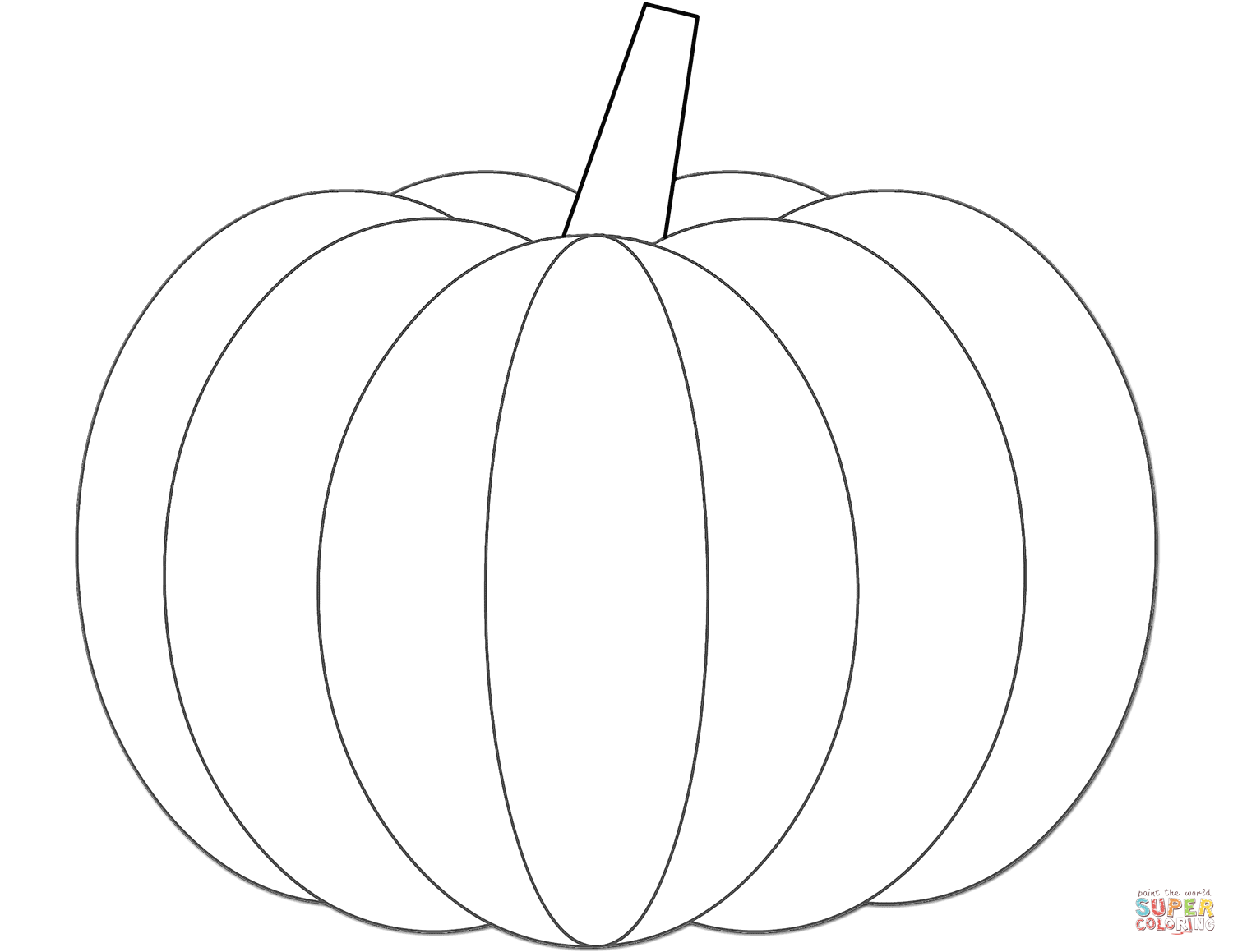 Nice Pumpkin coloring pages