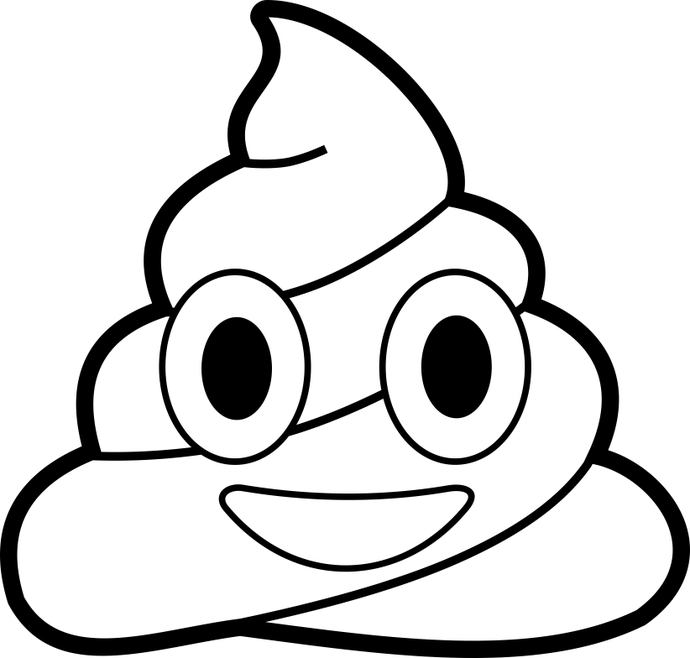 Emoji Poop Coloring Pages
