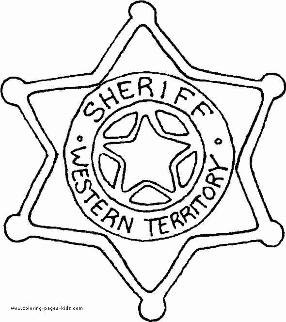 Sheriff Coloring Pages