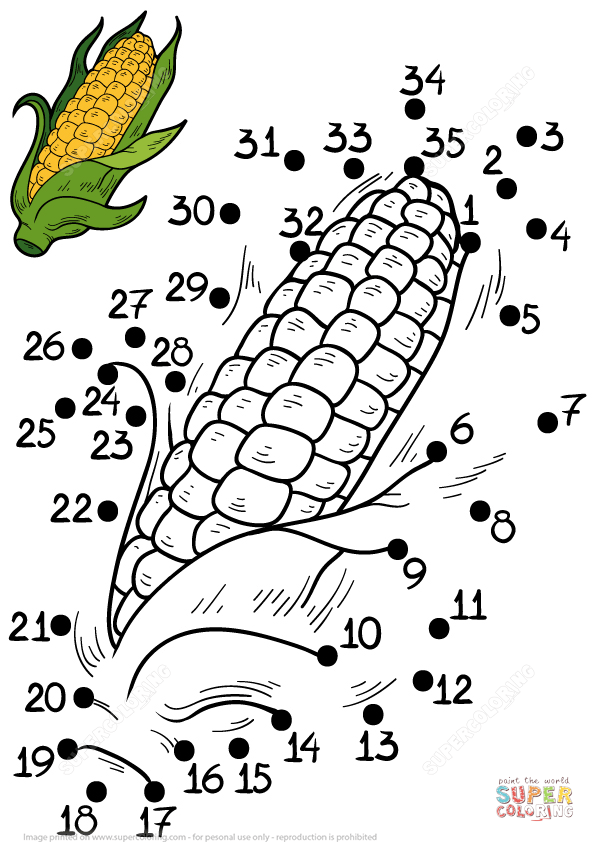 Corn Dot to dots