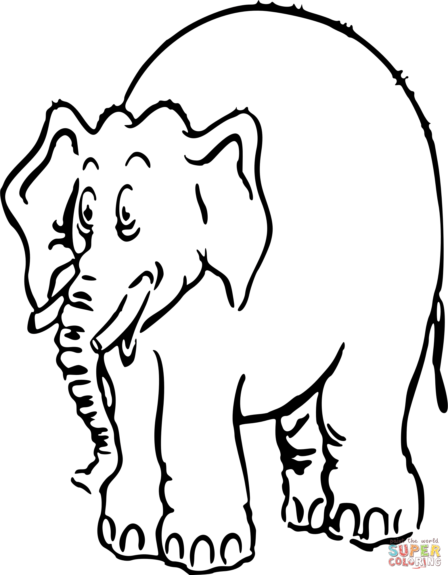 Elephant-12-coloring-page
