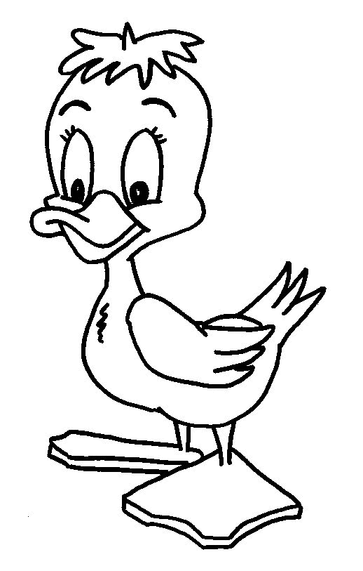 New Ugly Duckling Coloring Pages