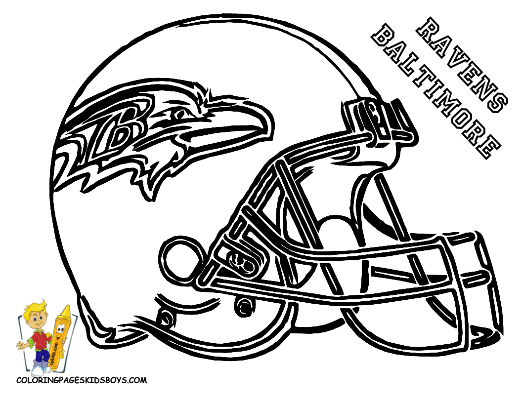 Baltimore Ravens Coloring Page For child