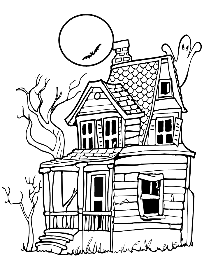 Free Printable House Coloring Pages For Kids printable