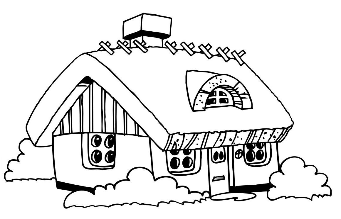 Free Printable House Coloring Pages For Kids to print