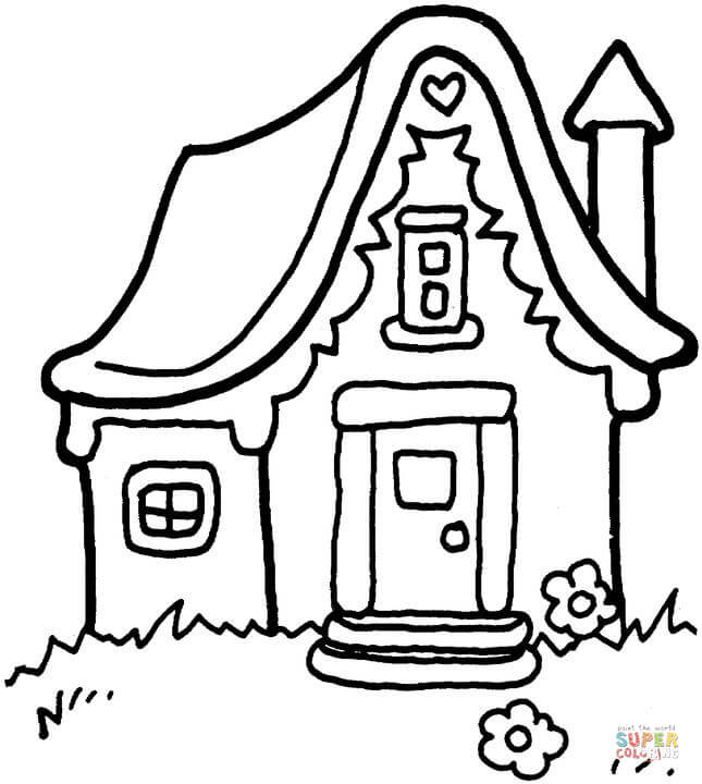 New Printable Houses Coloring Pages