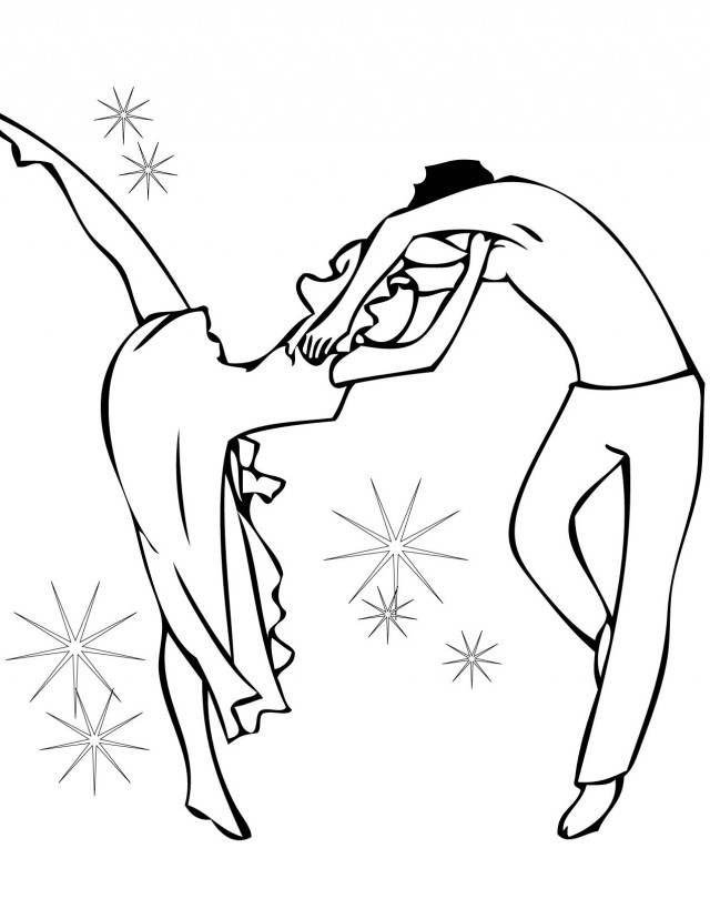 Jazz Dance Coloring Pages