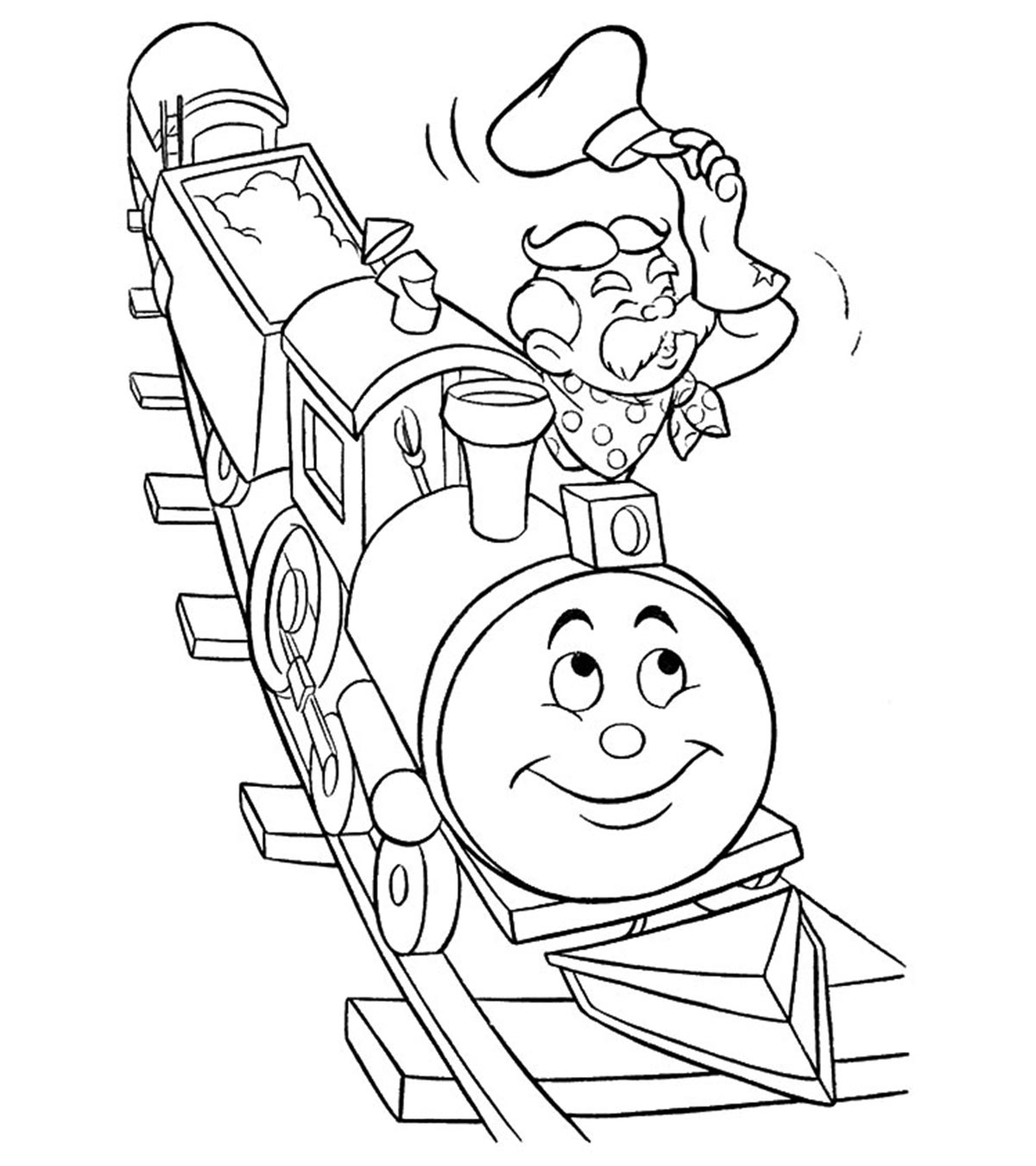 Top 26 Free Printable Train Coloring Pages