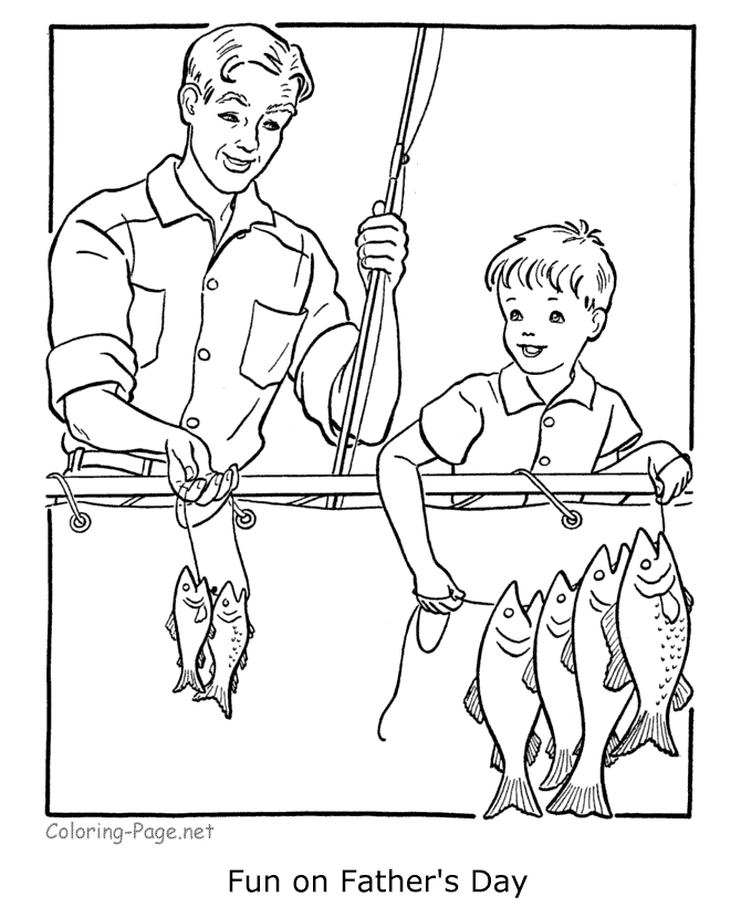 Fishing and father