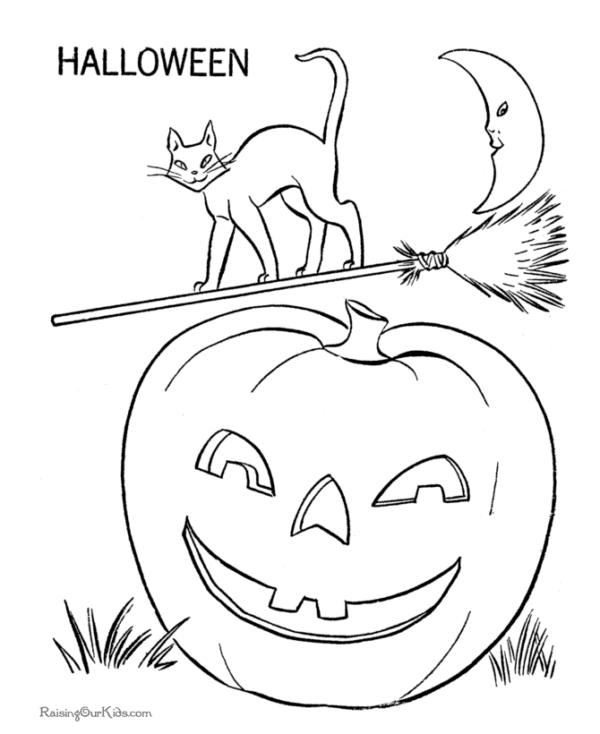 Halloween Coloring Pages for kids