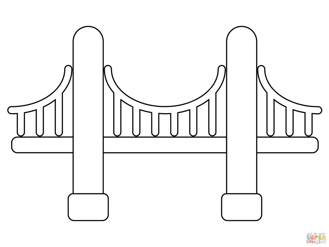 Bridge-coloring-page