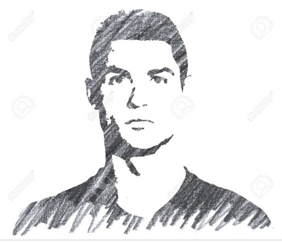 Coloring pages Cristiano Ronaldo