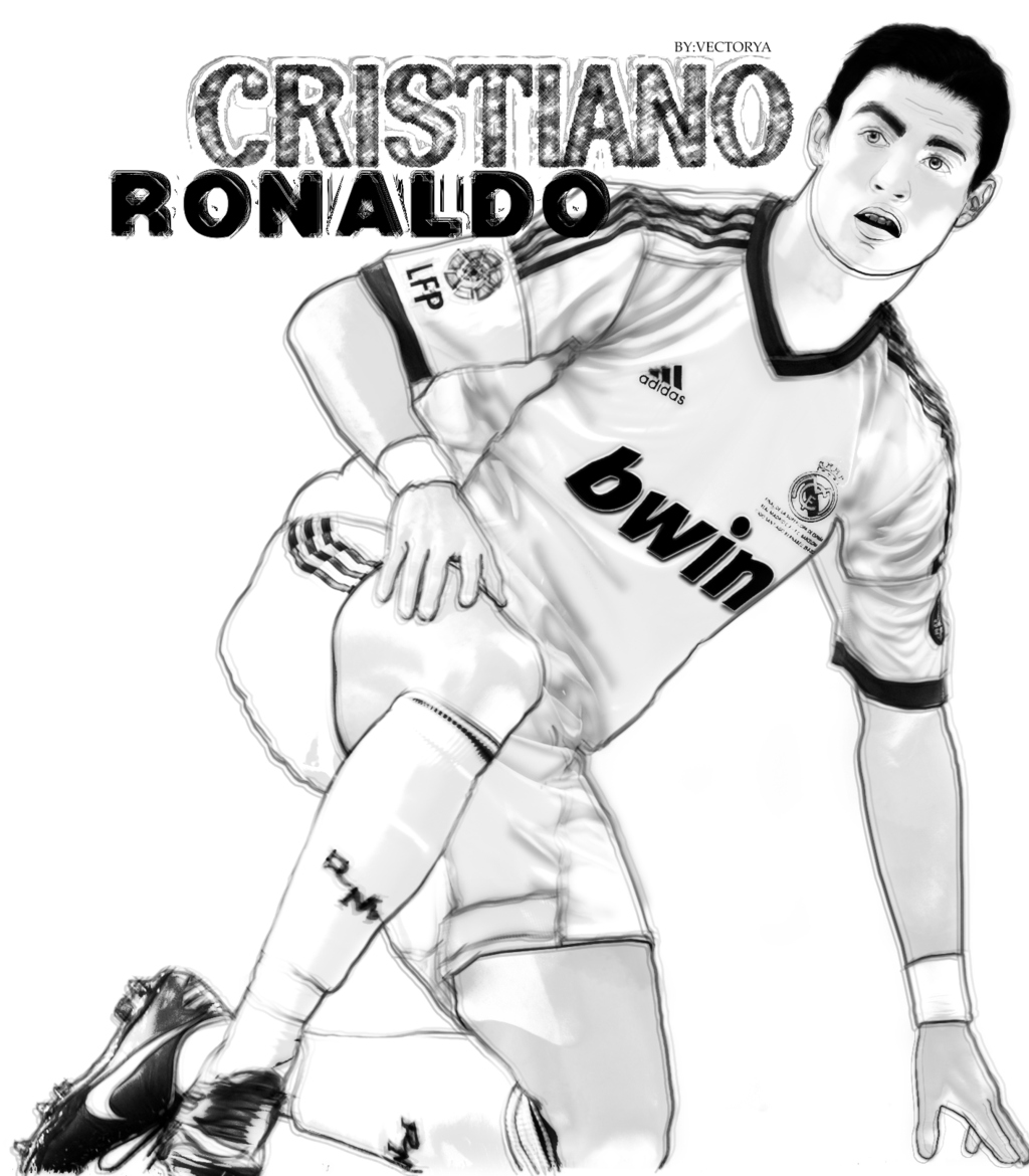 Ronaldo Bicycle Kick Drawing