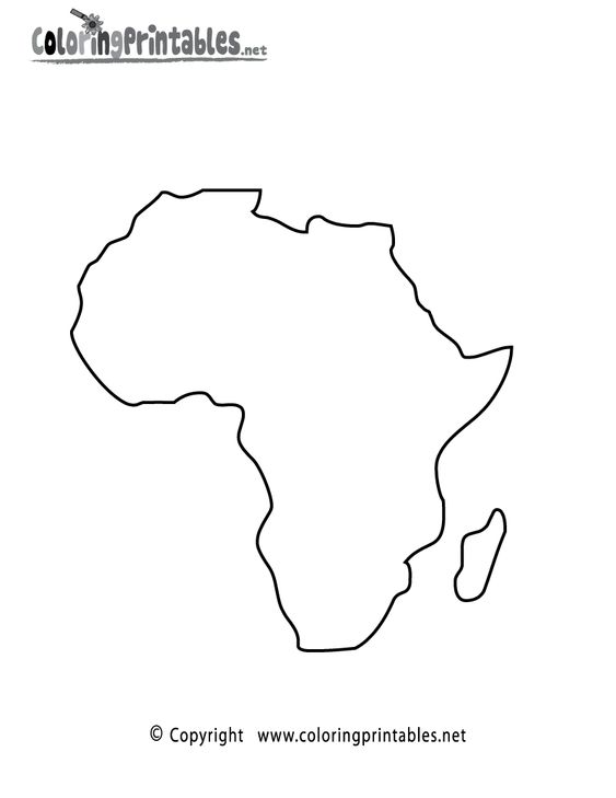 Free printable Africa
