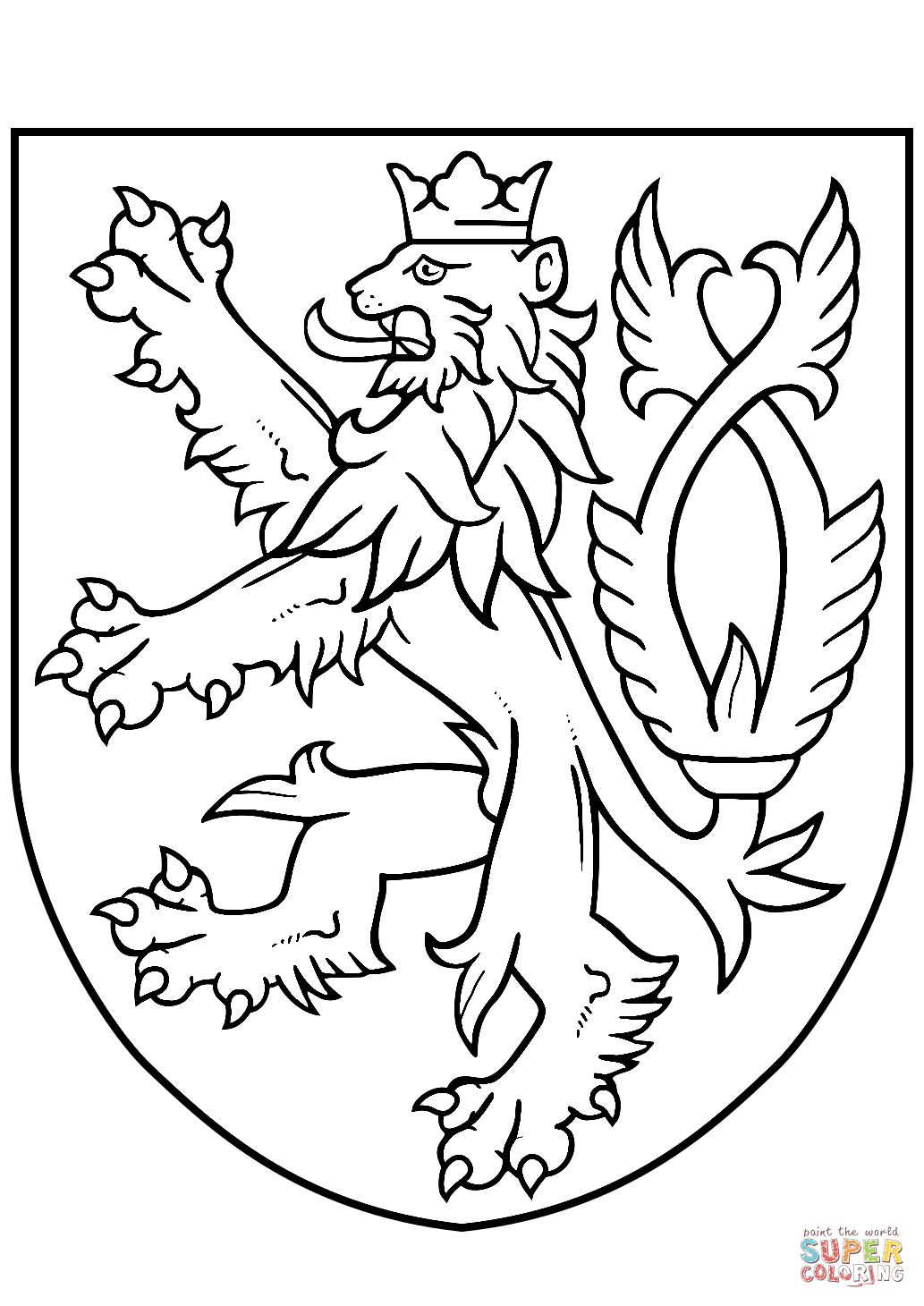 Small coat of arms of the czech republic