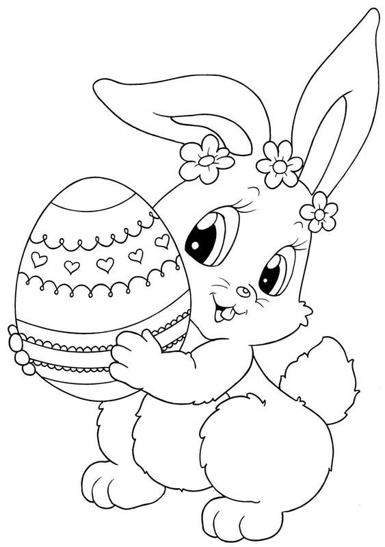 Printable Free Easter bunny