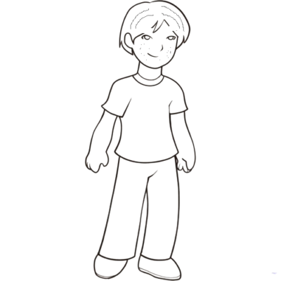 How To Draw A Cartoon Boy