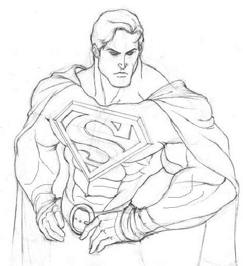 How To Draw Superman Step By Step - Coloring Games Online