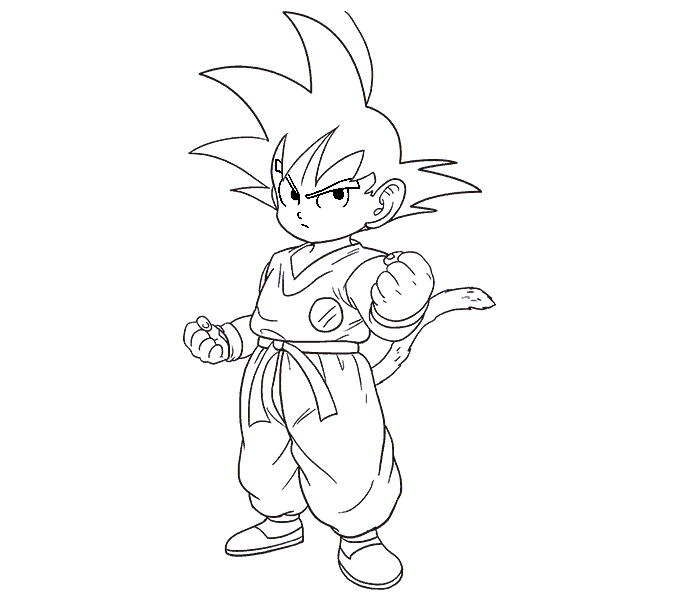 How To Draw Son Goku Step By Step Guide