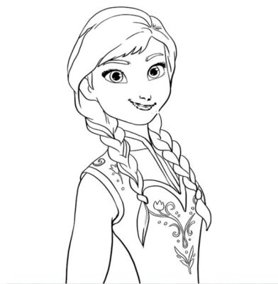 How To Draw Anna From Frozen Step By Step