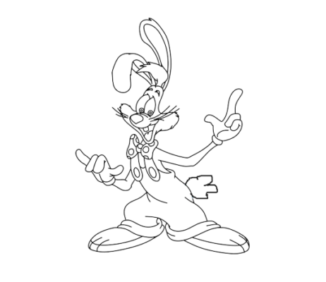 How To Draw Roger Rabbit Step By Step