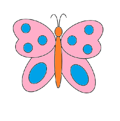 How To Draw A Butterfly Step By Step