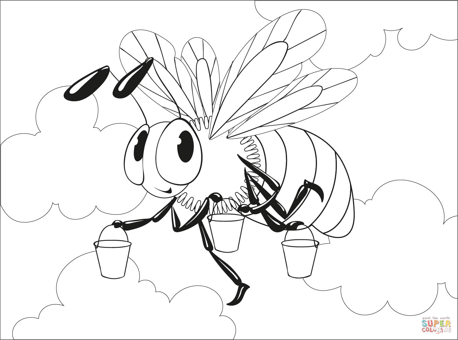 Beautiful bee