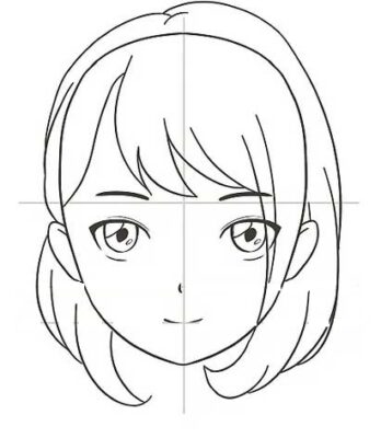how to draw an anime girl step by step 