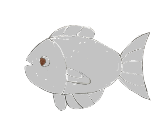 How to draw fish step by step