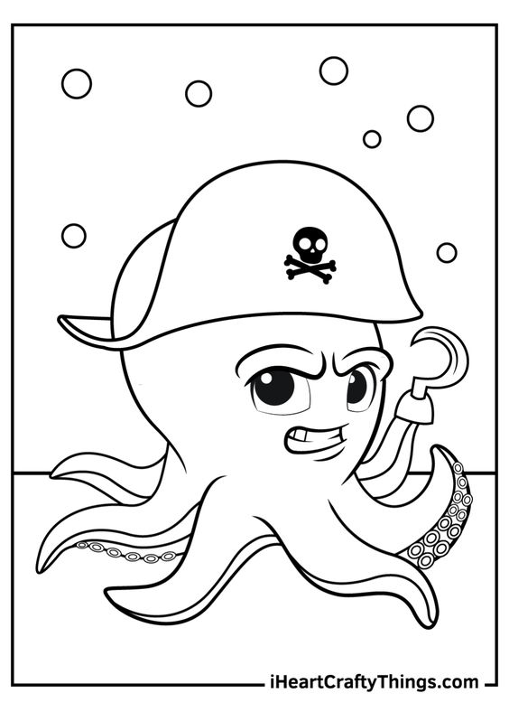 Octopus wear a hat