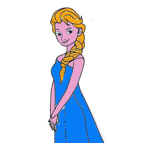 How To Draw Elsa Step By Step