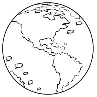 How To Draw The Earth Step by Step