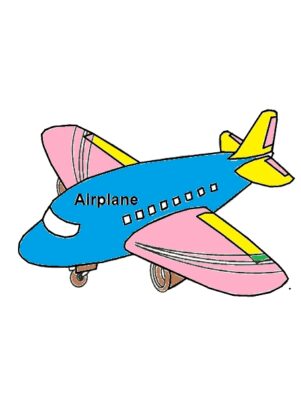 How to draw an airplane step by step