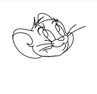 How to draw jerry mouse step by step