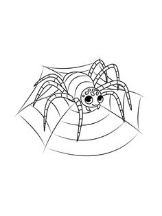 Spiders Coloring Pages