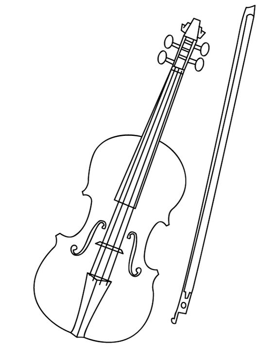 Printable violin