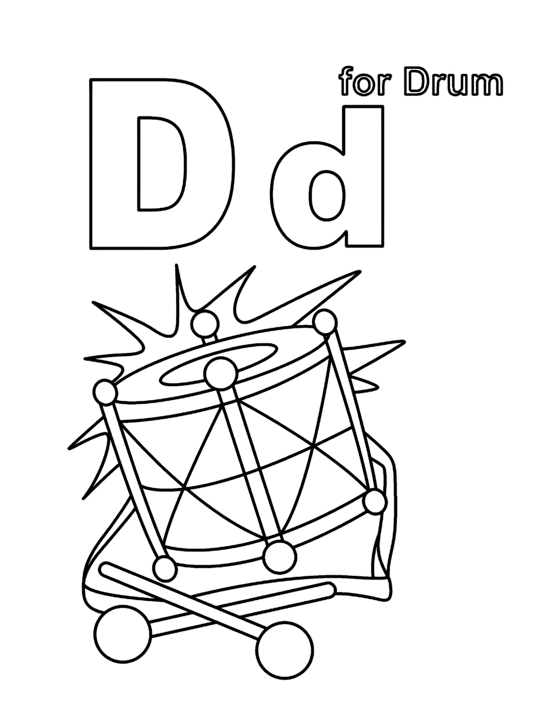 Drumline Coloring Pages