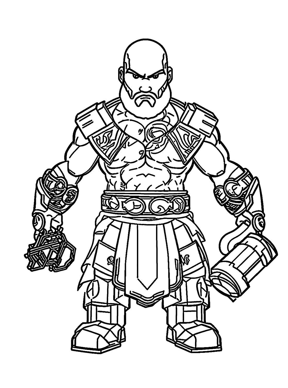 Kratos cosplay