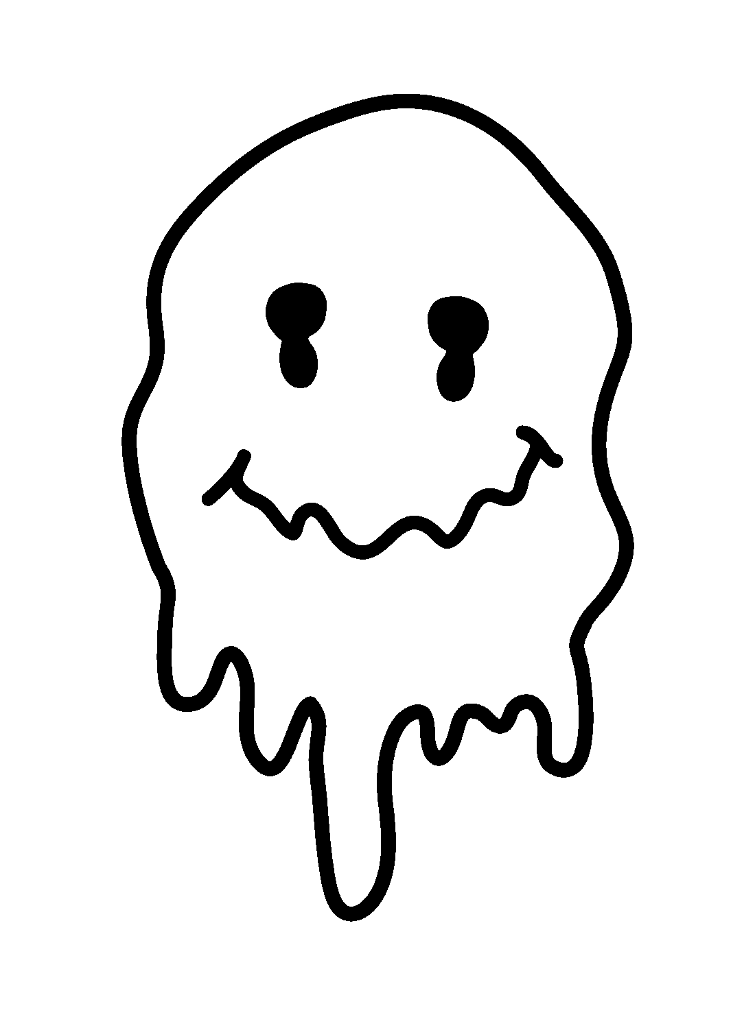 Slime ghost face