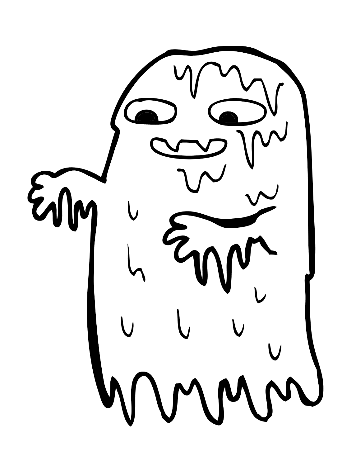 Slime ghost for adult