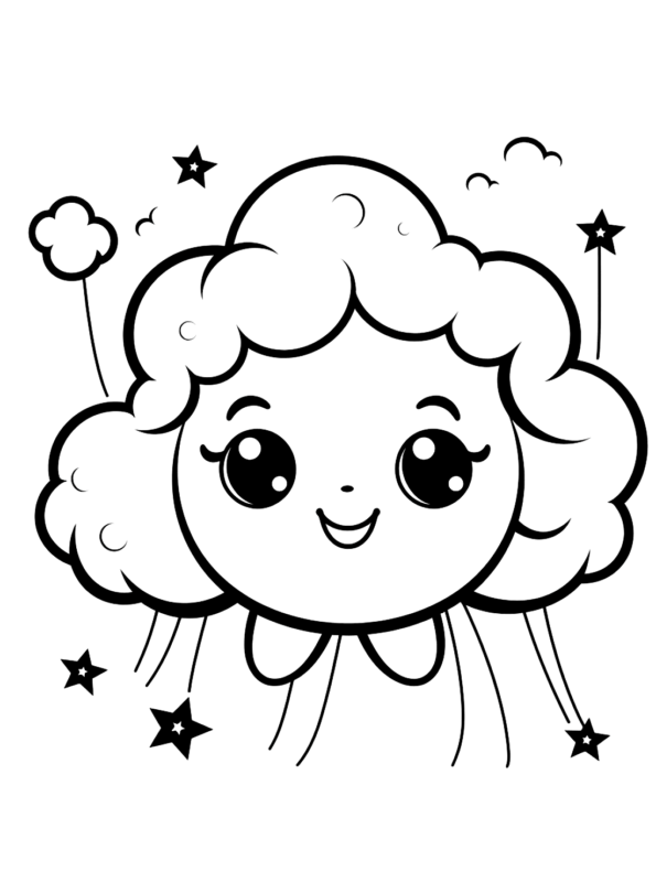 Sweet Sky Coloring Pages