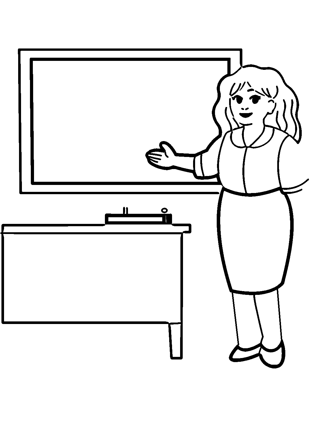 Teacher teaching
