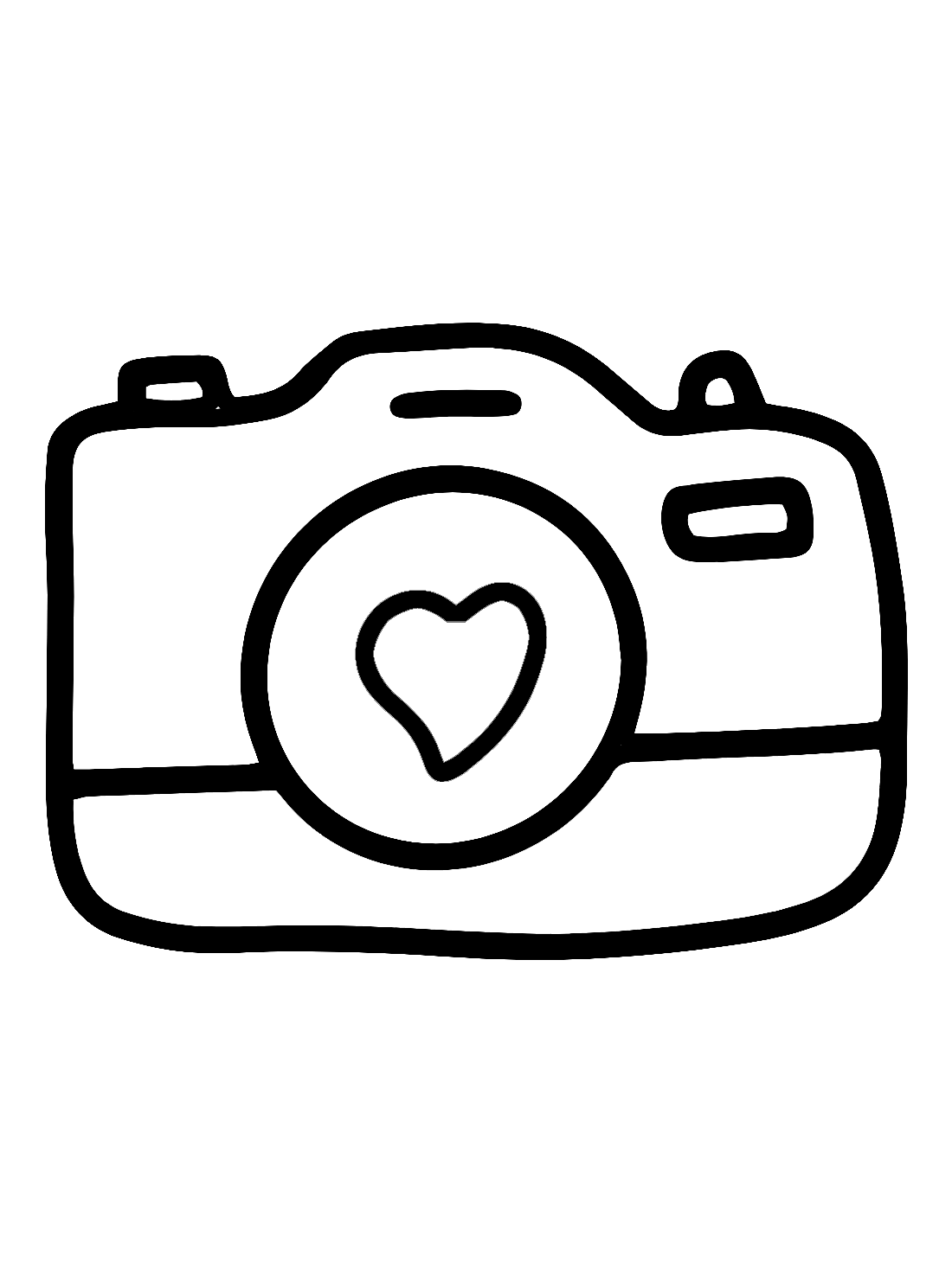 Camera art coloring pages
