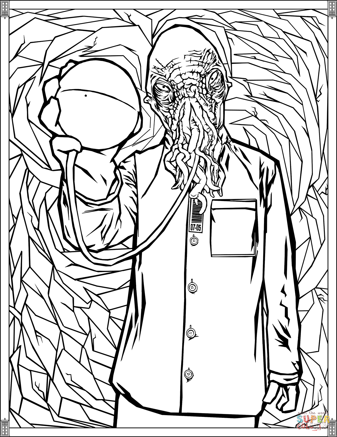 Ood coloring page